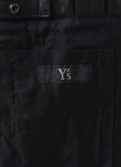 SHRUNKEN LEATHER BAG