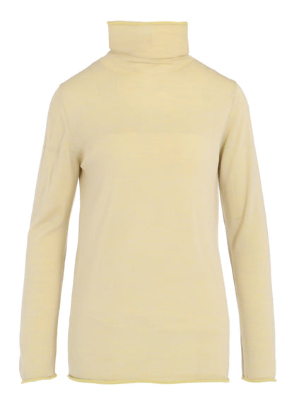 WOOL MULTICOLOR HIGH NECK KNIT