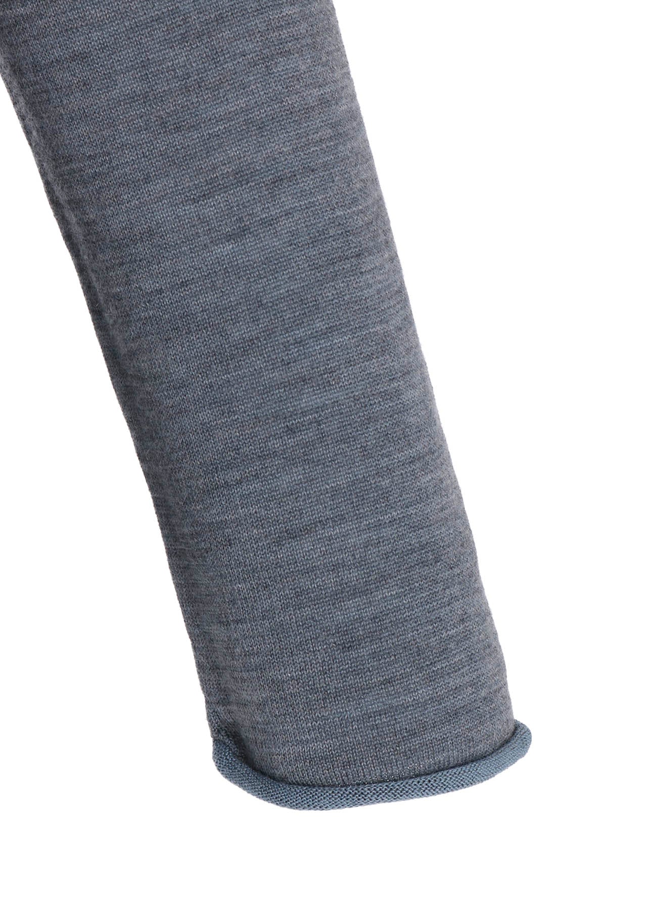 WOOL MULTICOLOR HIGH NECK KNIT