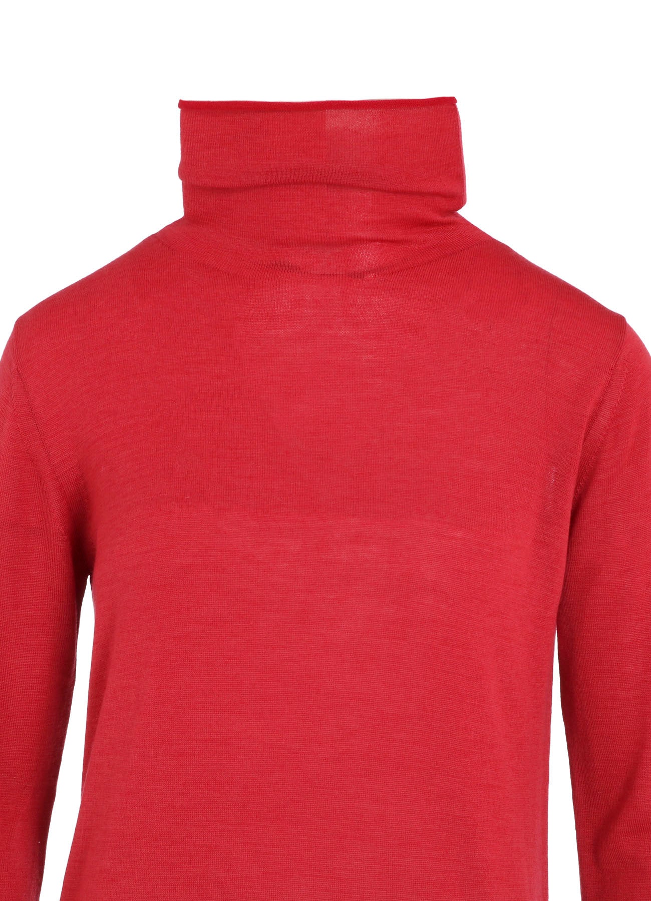 WOOL MULTICOLOR HIGH NECK KNIT