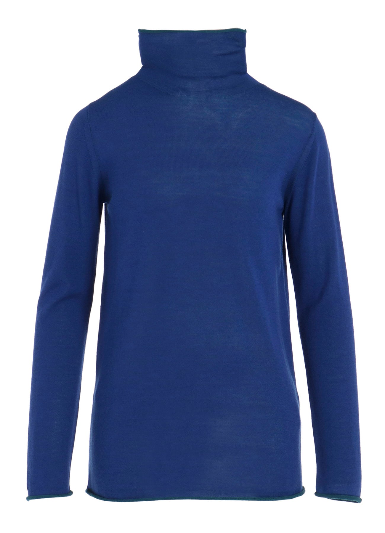 WOOL MULTICOLOR HIGH NECK KNIT