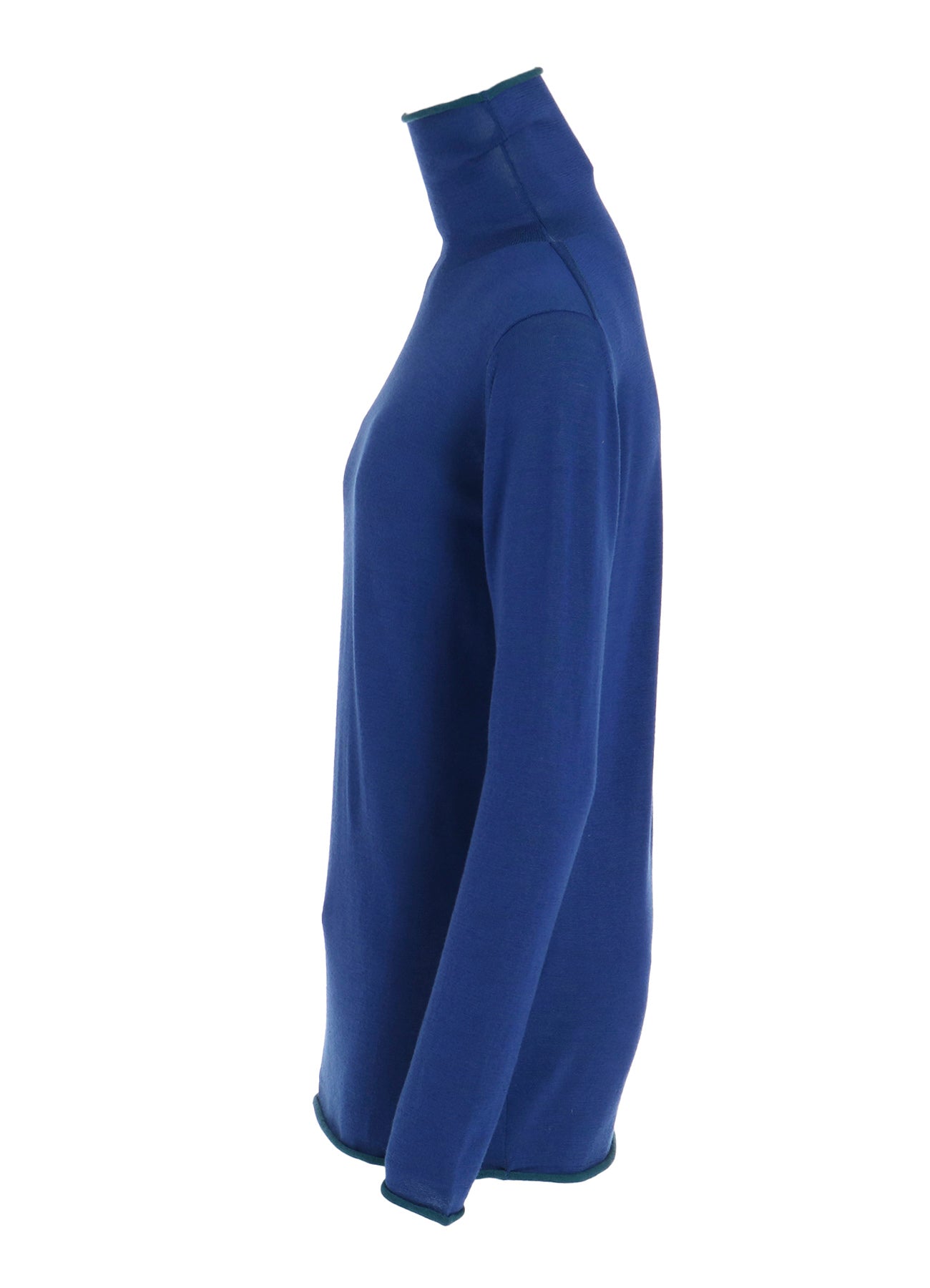 WOOL MULTICOLOR HIGH NECK KNIT