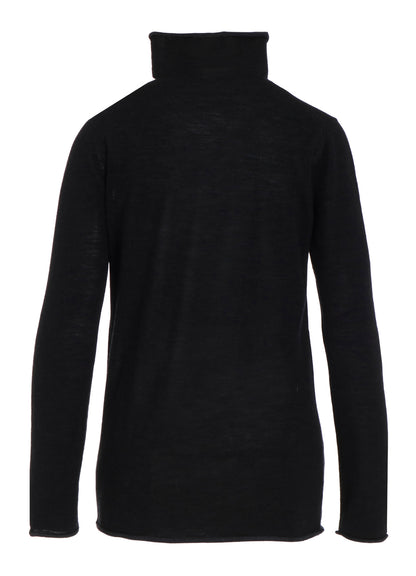 WOOL MULTICOLOR HIGH NECK KNIT