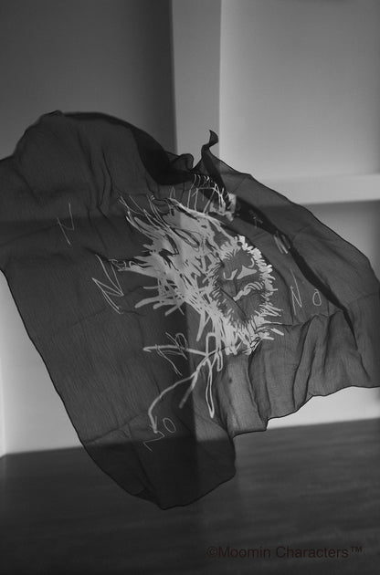 MOOMIN × a part of me. | Y’s NO! "STINKY" PRINT SCARF