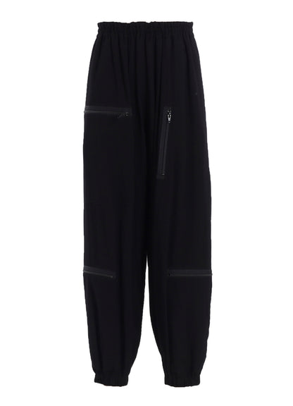 VISCOSE/TRIACETATE POCKET PANTS