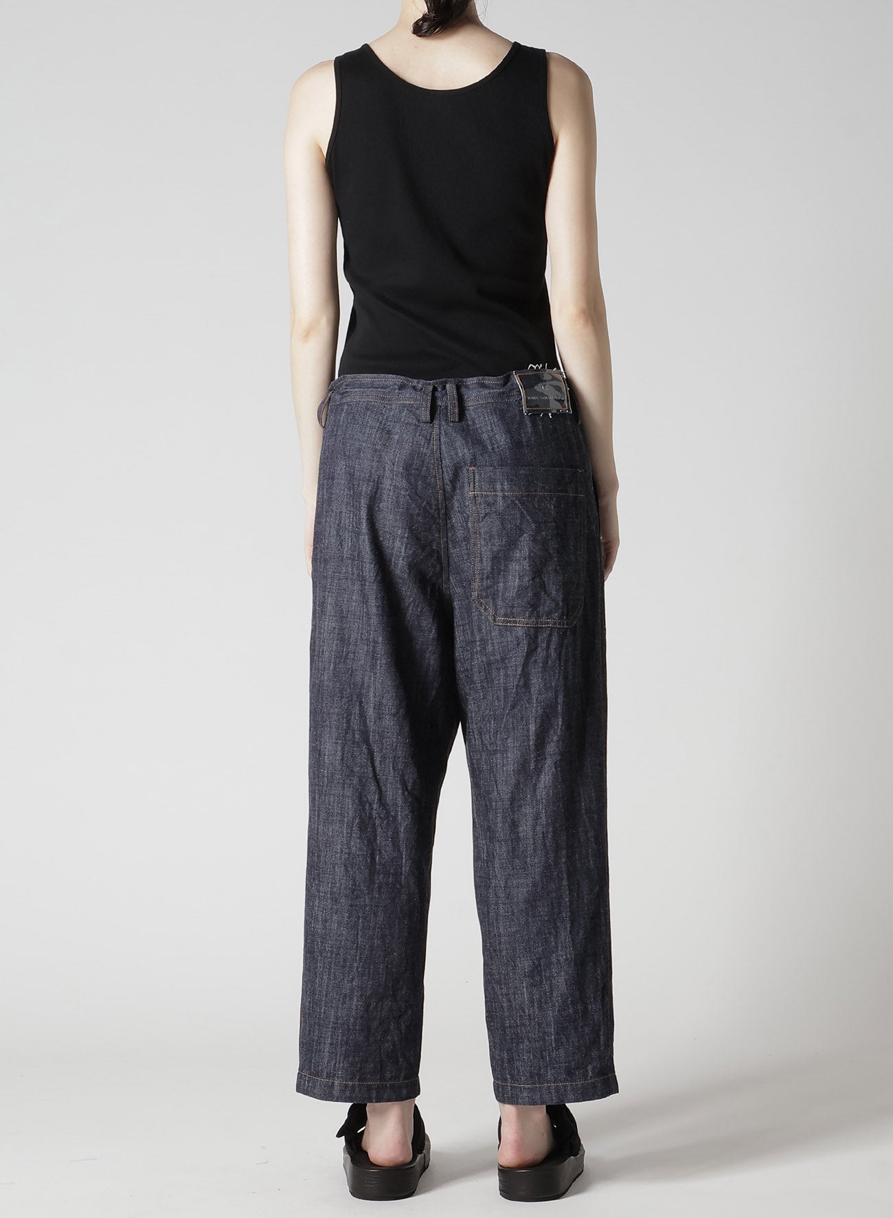 80OZ DENIM PATCHED-POCKET PANTS – THE SHOP YOHJI YAMAMOTO
