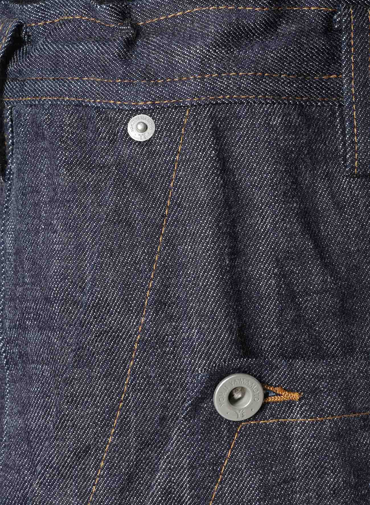 80OZ DENIM PATCHED-POCKET PANTS