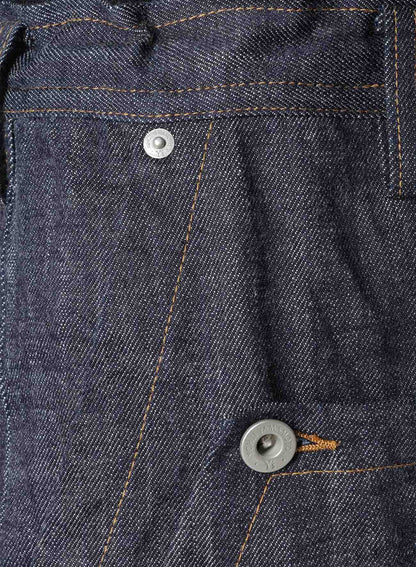 80OZ DENIM PATCHED-POCKET PANTS