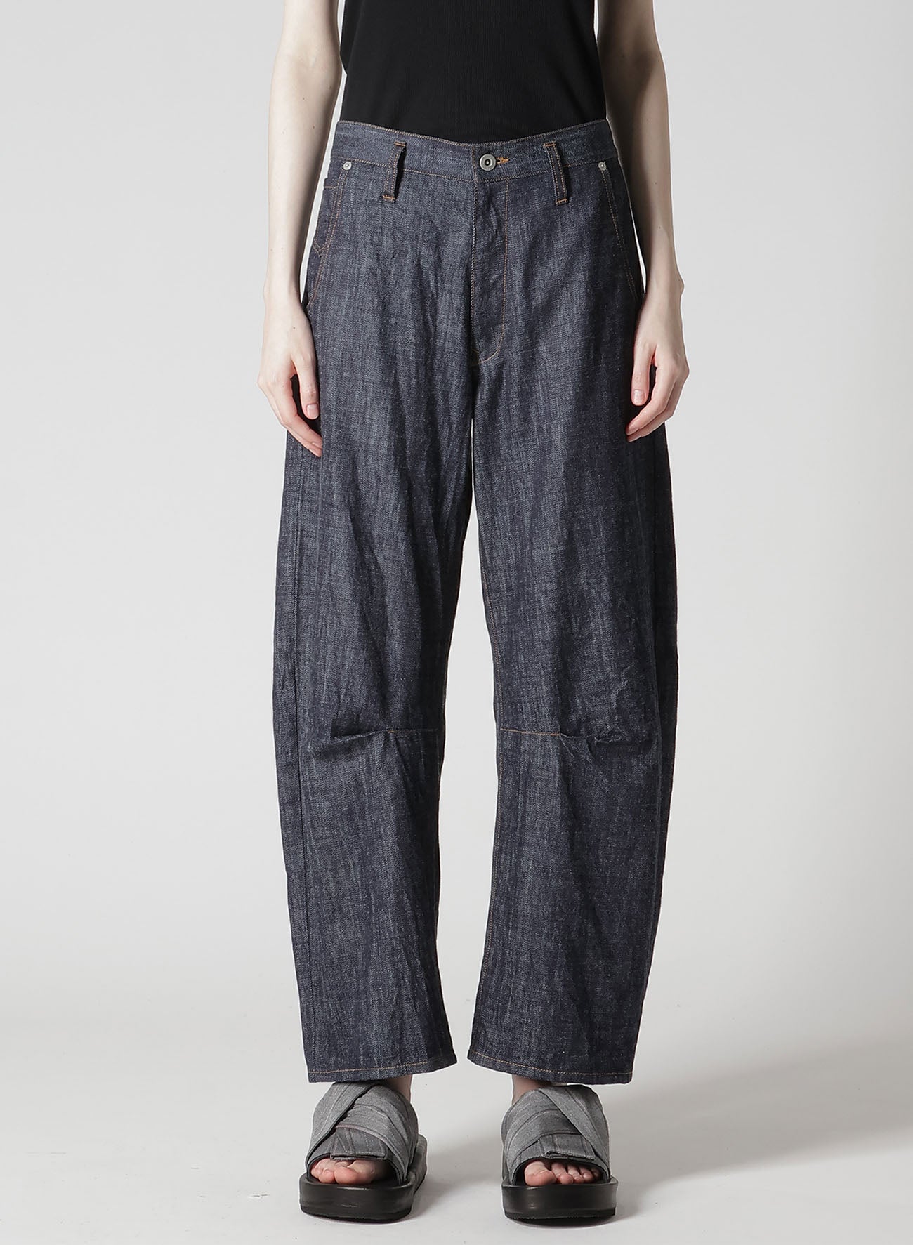 80OZ DENIM WIDE PANTS – THE SHOP YOHJI YAMAMOTO 80OZ DENIM WIDE PANTS – THE SHOP YOHJI YAMAMOTO