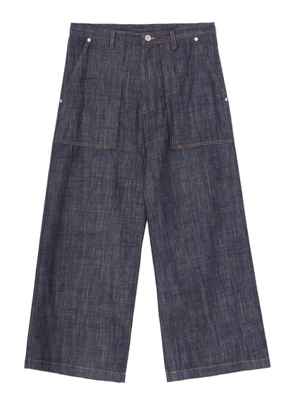 80OZ DENIM  LONG STRAIGHT PANTS
