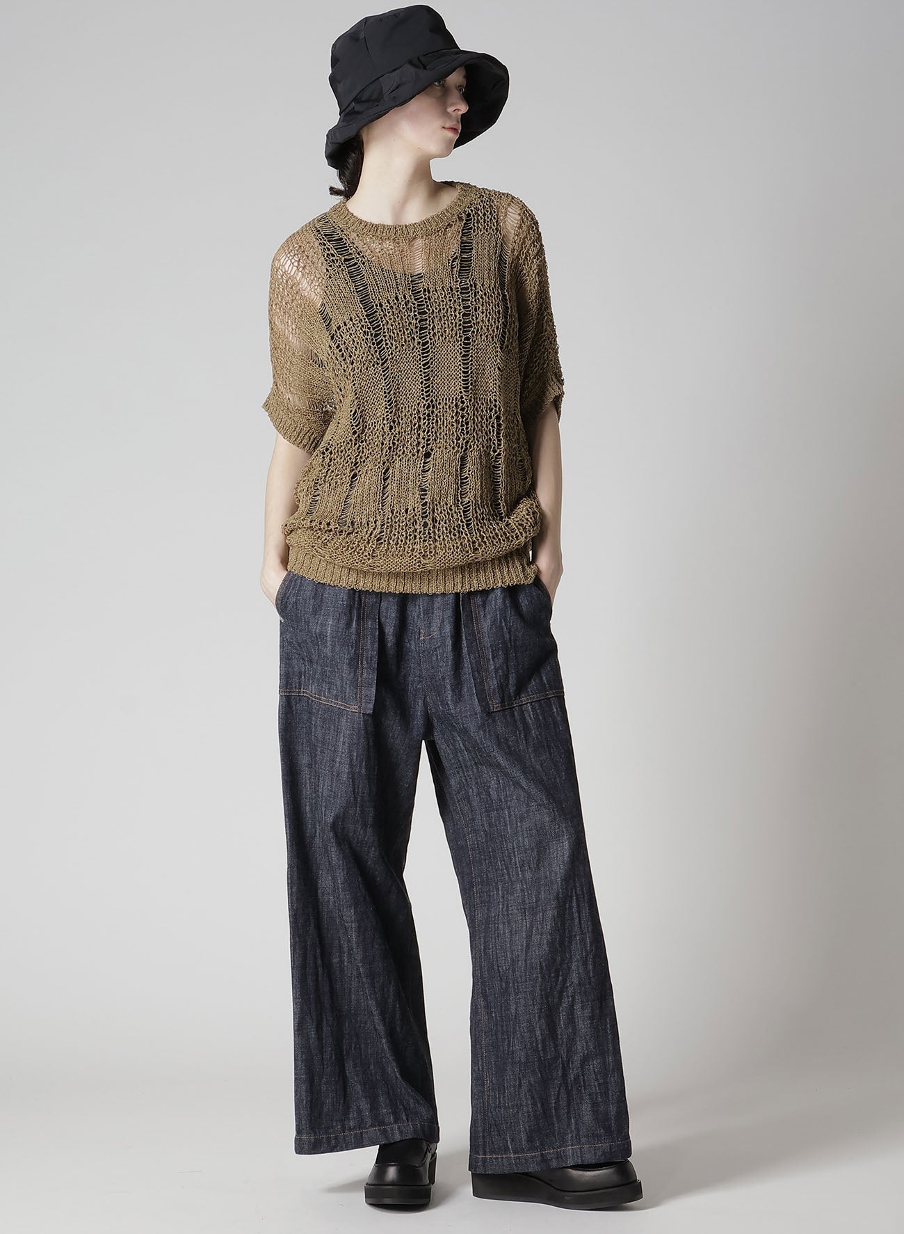 80OZ DENIM  LONG STRAIGHT PANTS