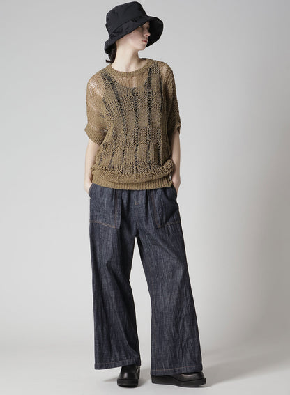 80OZ DENIM  LONG STRAIGHT PANTS