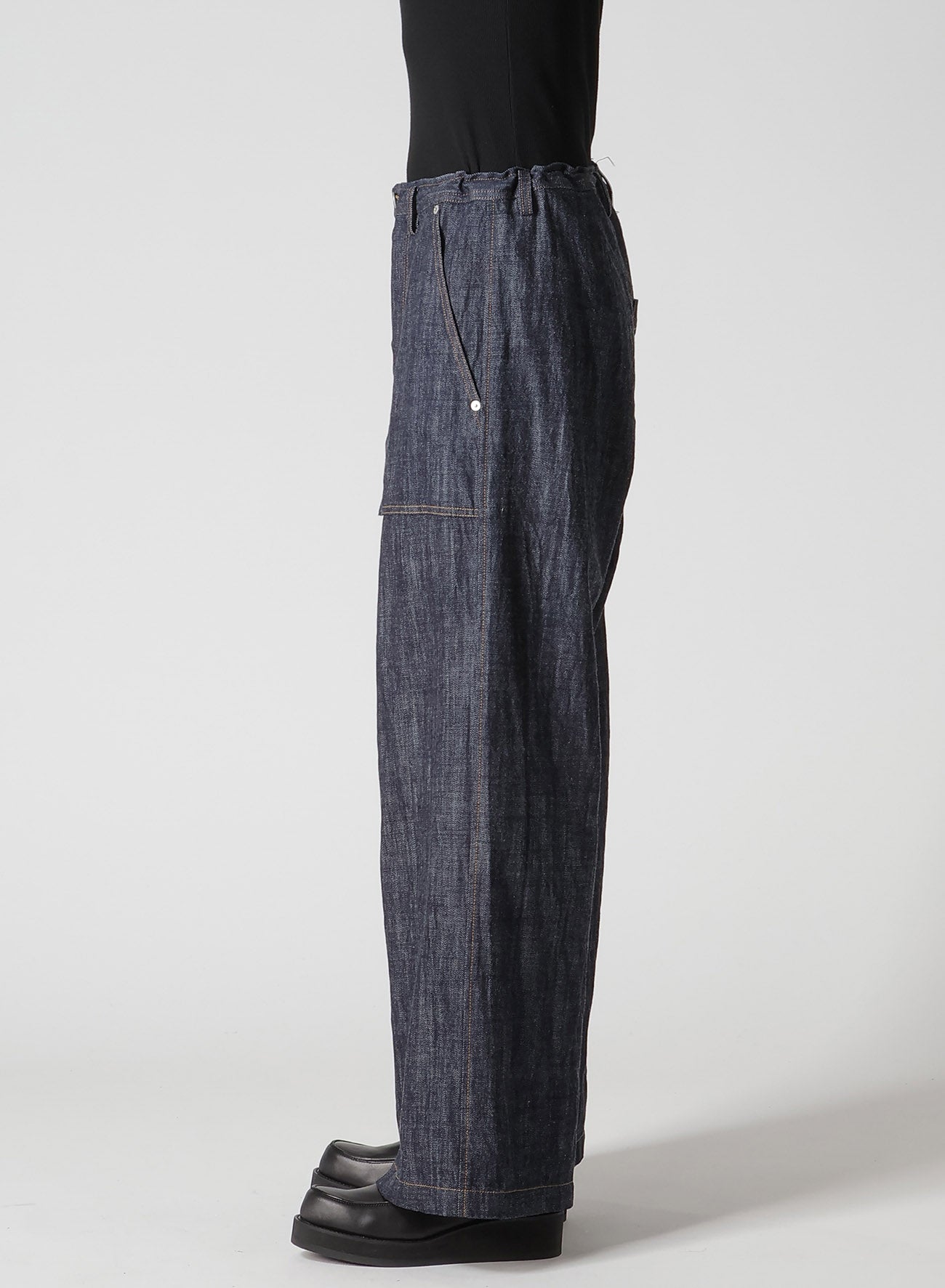 80OZ DENIM LONG STRAIGHT PANTS – THE SHOP YOHJI YAMAMOTO