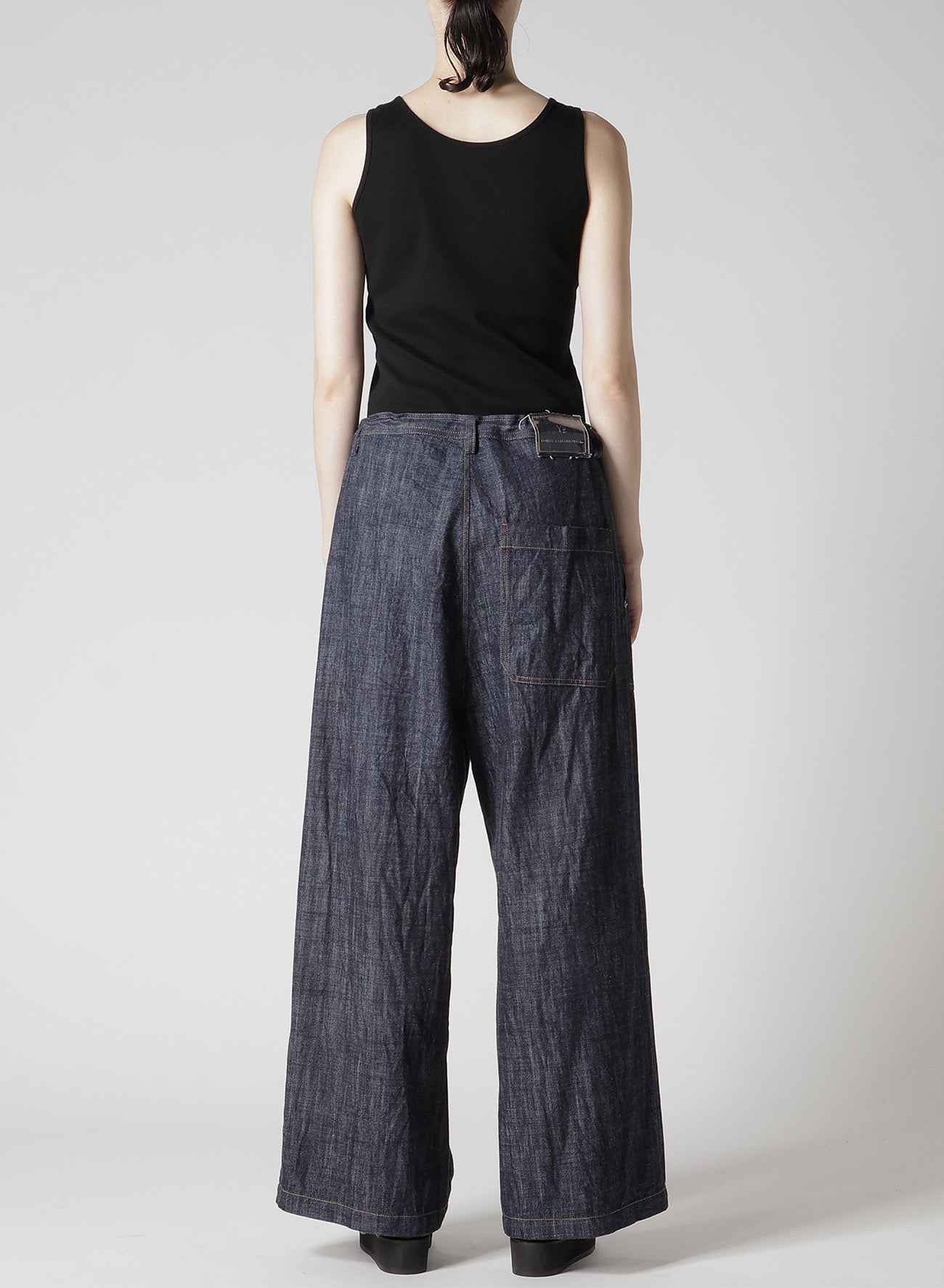 80OZ DENIM LONG STRAIGHT PANTS – THE SHOP YOHJI YAMAMOTO