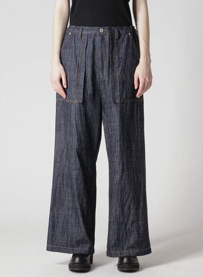 80OZ DENIM  LONG STRAIGHT PANTS