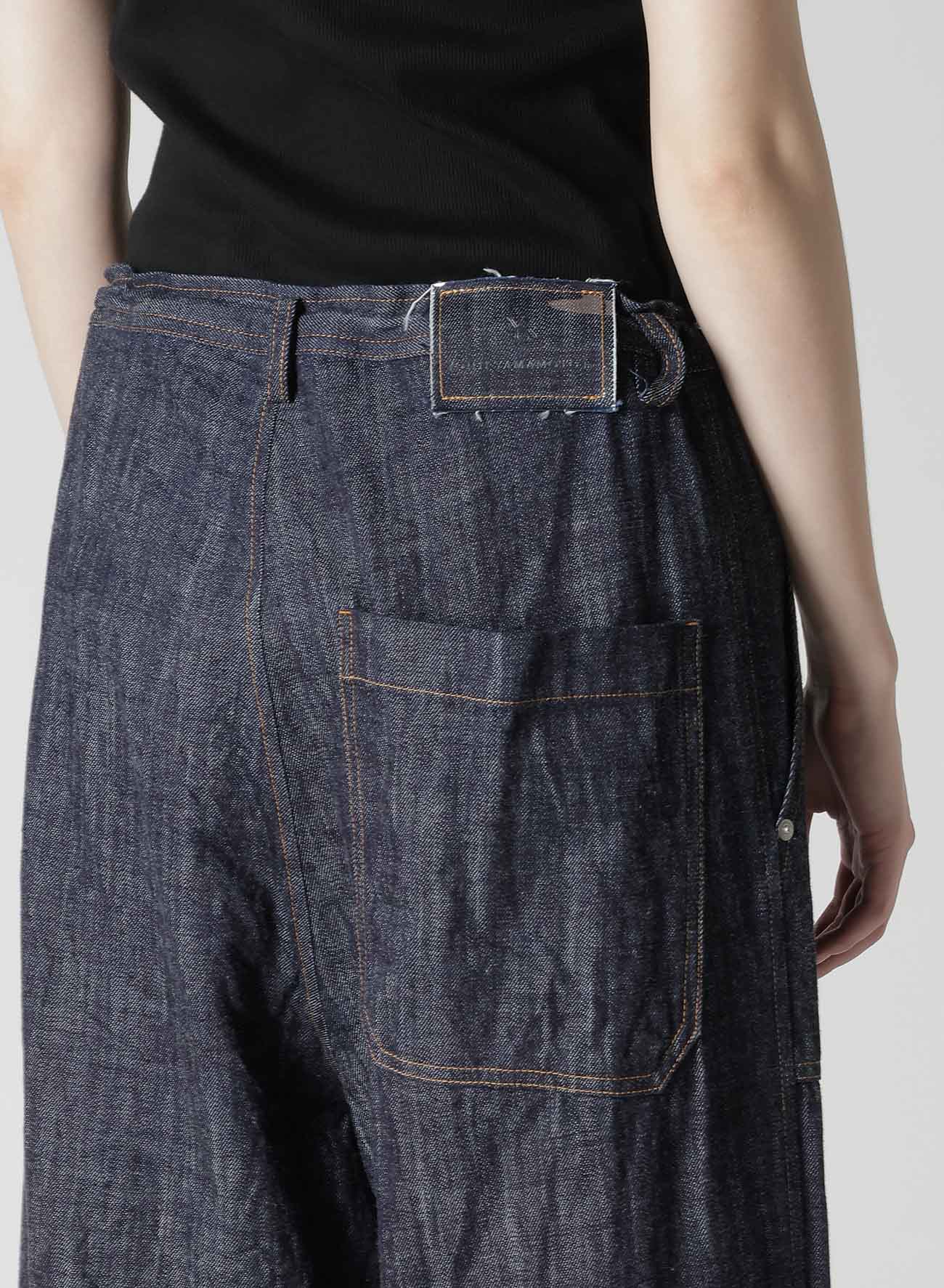 80OZ DENIM LONG STRAIGHT PANTS – THE SHOP YOHJI YAMAMOTO