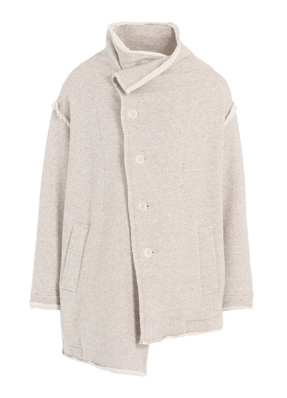COTTON/LYOCELL ASYMMETRIC JACKET