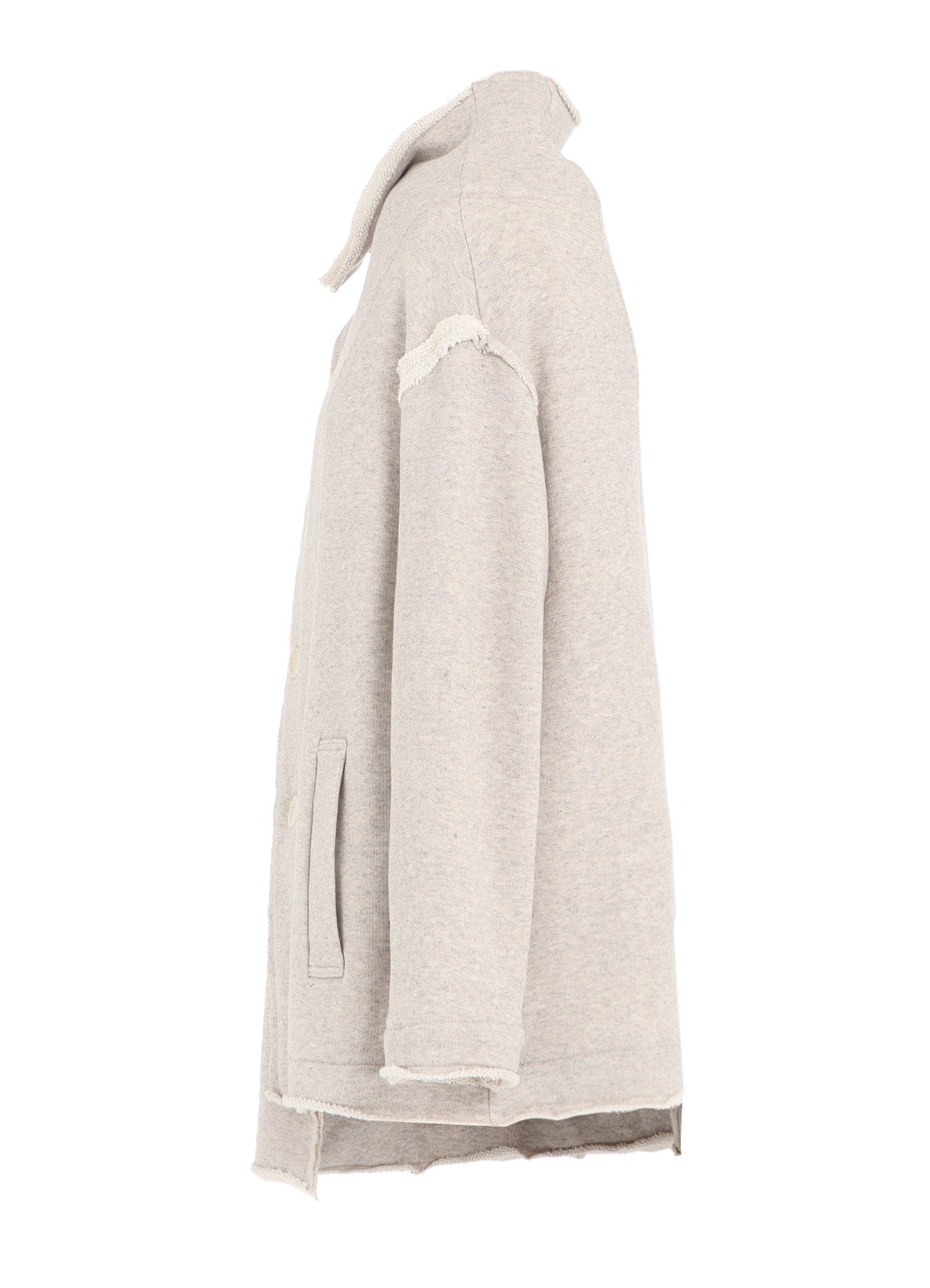 COTTON/LYOCELL ASYMMETRIC JACKET