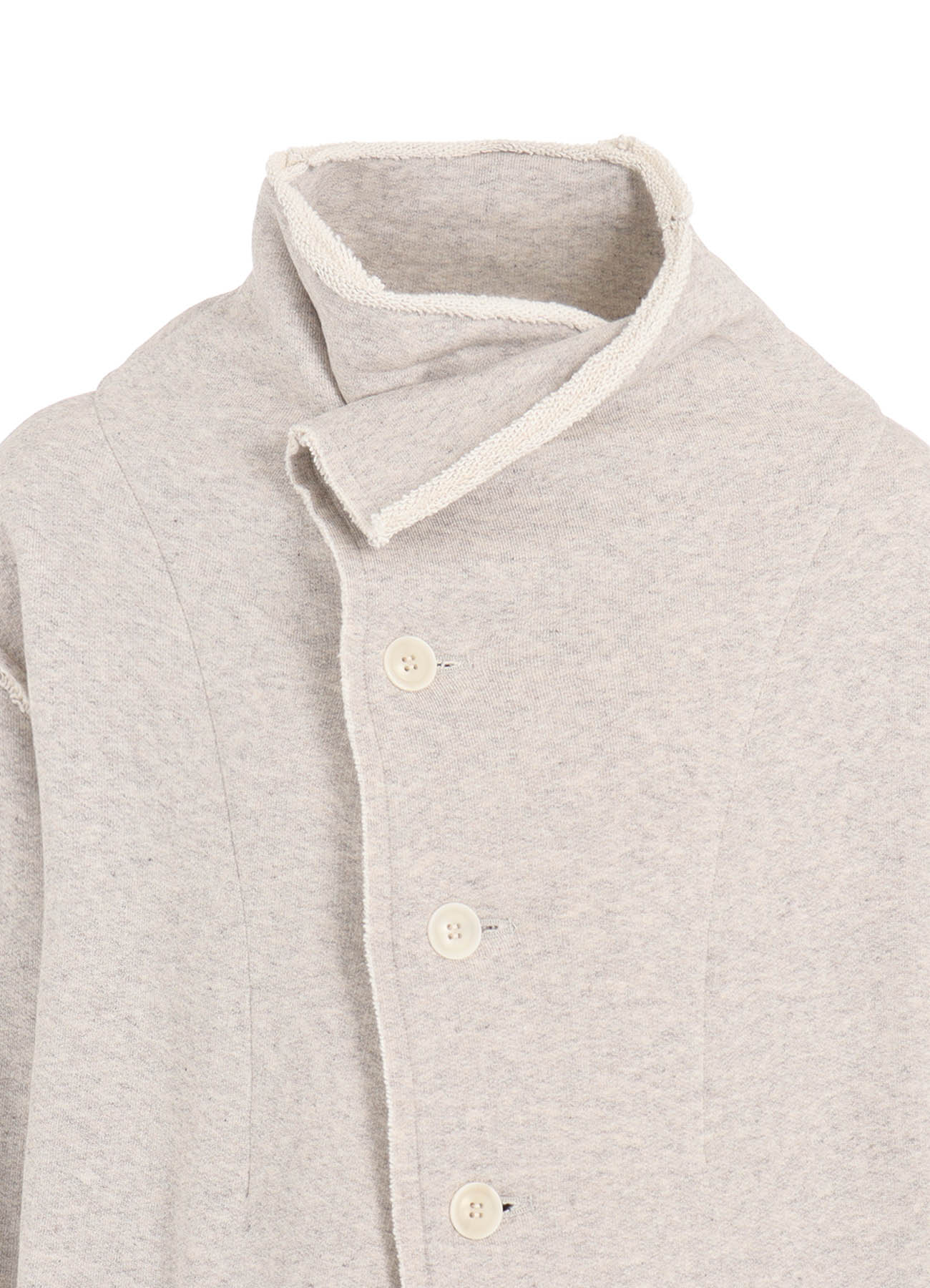 COTTON/LYOCELL ASYMMETRIC JACKET