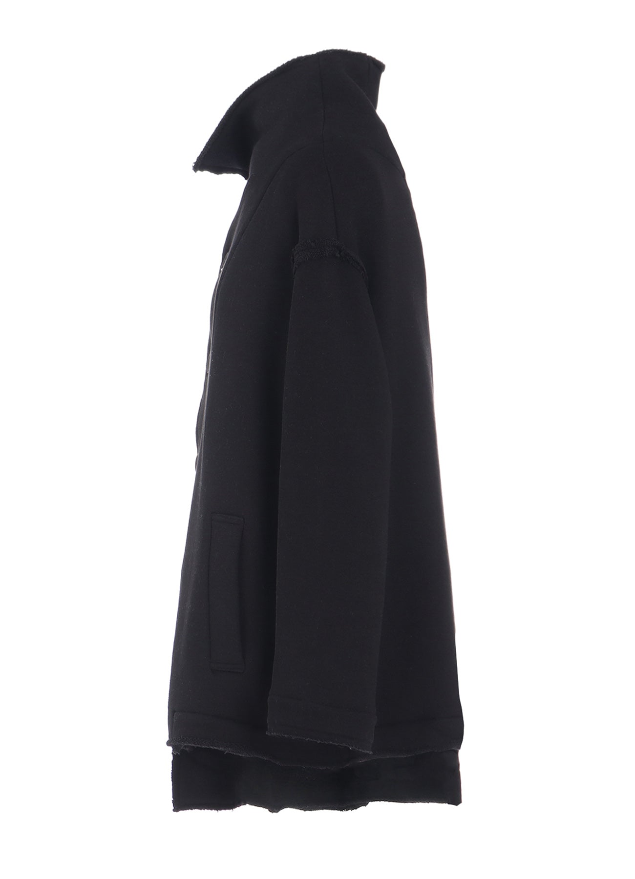 COTTON/LYOCELL ASYMMETRIC JACKET