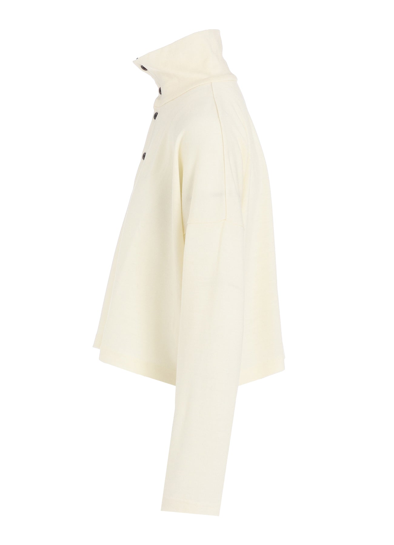 MILLED PLAID WOOL CARDIGAN