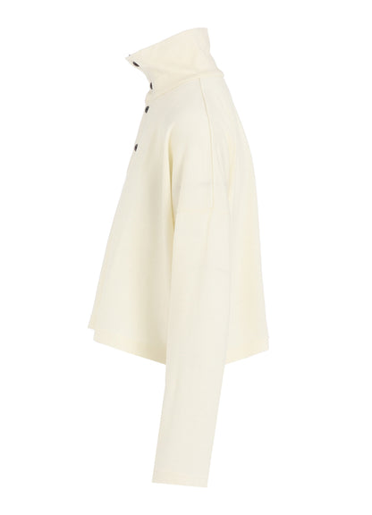 MILLED PLAID WOOL CARDIGAN