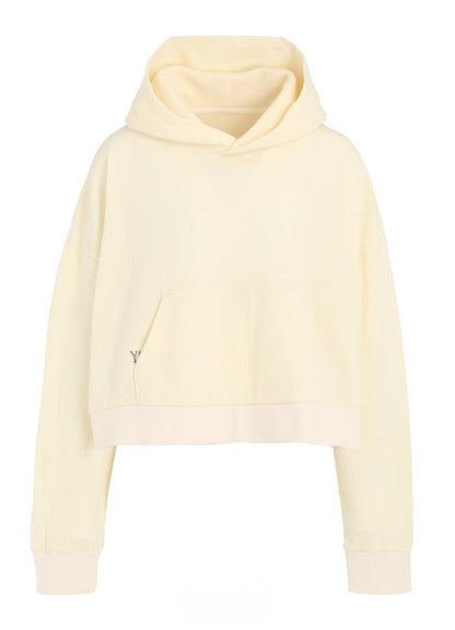 MILLED WOOL HOODIE