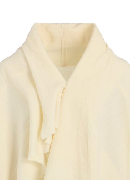 MILLED WOOL CARDIGAN