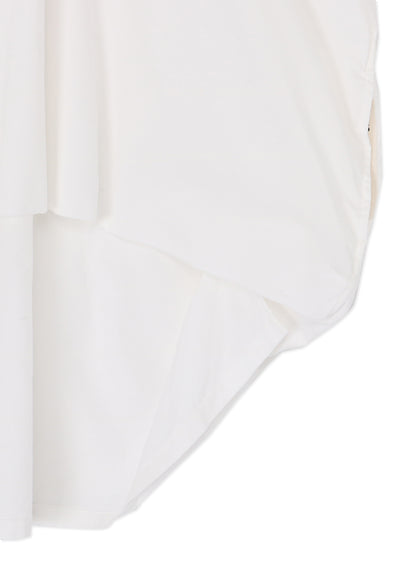 [Y's BORN PRODUCT] THIN COTTON TWILL DOUBLE FRONT OVERSIZED SHIRT