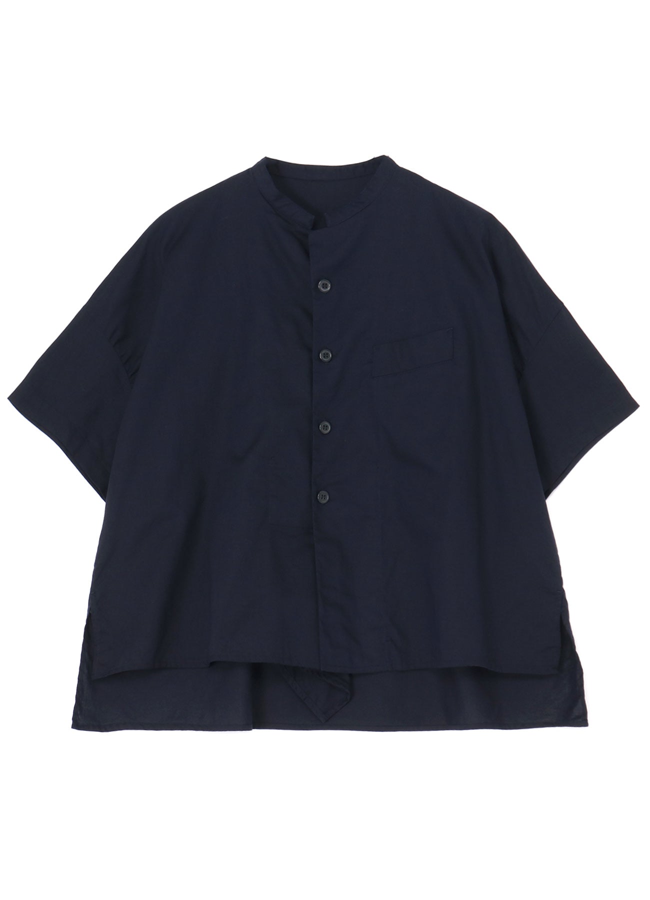 [Y's BORN PRODUCT] THIN COTTON TWILL HALF SLEEVE BOX SHIRT