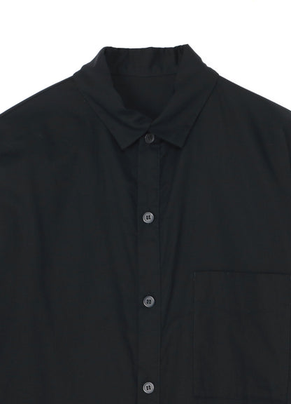 [Y's BORN PRODUCT] THIN COTTON TWILL OVERSIZED LONGSLEEVE SHIRT