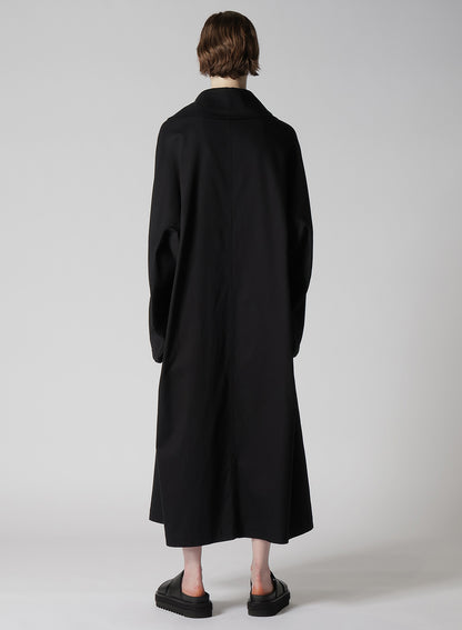 [Y's BORN PRODUCT] COTTON TWILL LONG CAPE COAT
