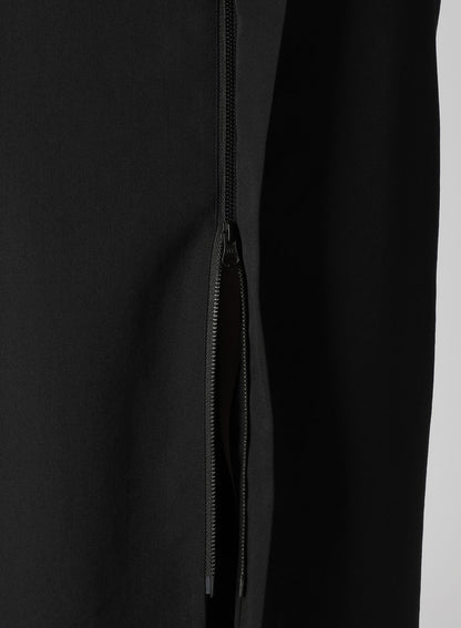 WOOL GABARDINE ZIPPER DRESS