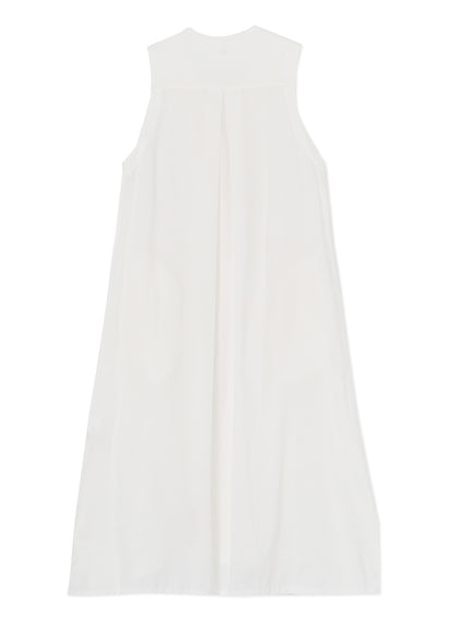 [Y's BORN PRODUCT] THIN COTTON TWILL SLEEVELESS DRESS