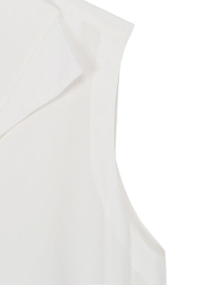 [Y's BORN PRODUCT] THIN COTTON TWILL SLEEVELESS DRESS
