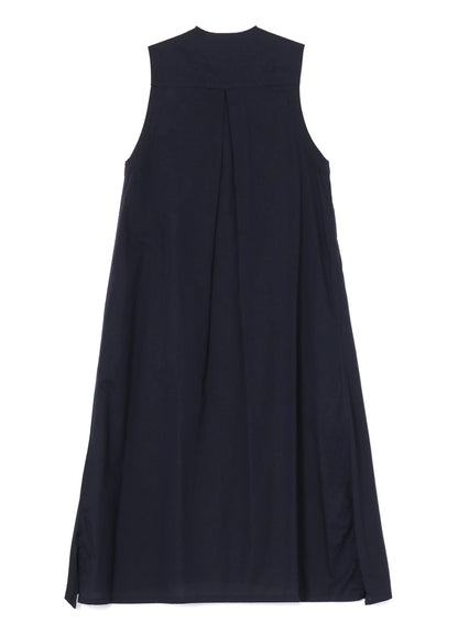 [Y's BORN PRODUCT] THIN COTTON TWILL SLEEVELESS DRESS