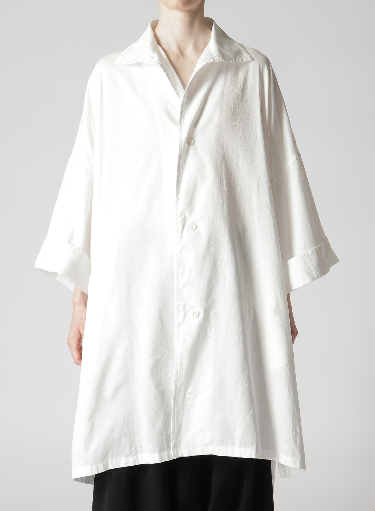 Y's BORN PRODUCT] THIN COTTON TWILL OVERSIZED DRESS – THE SHOP YOHJI  YAMAMOTO