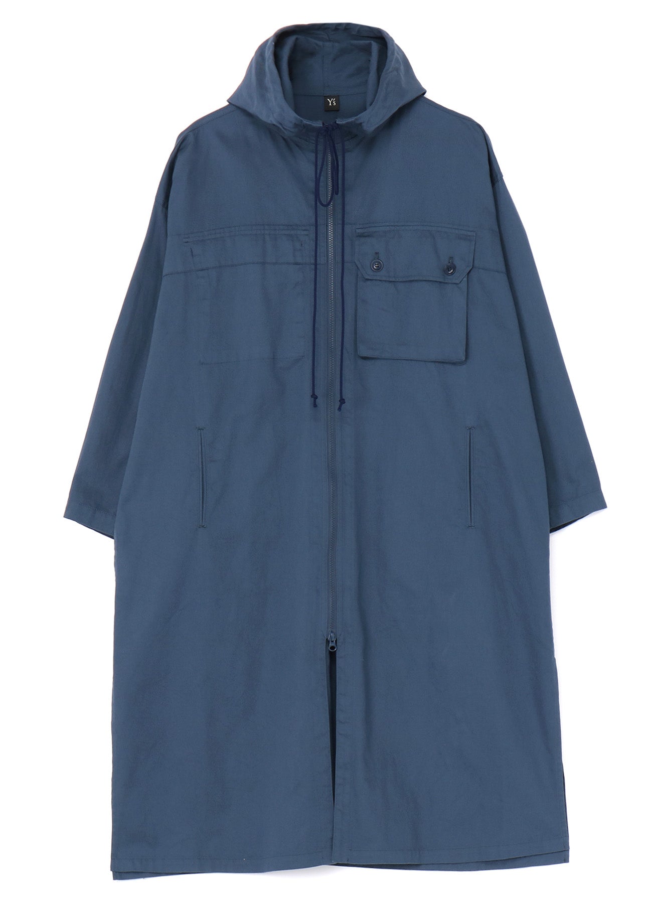 [Y's BORN PRODUCT] COTTON TWILL HOODED COAT