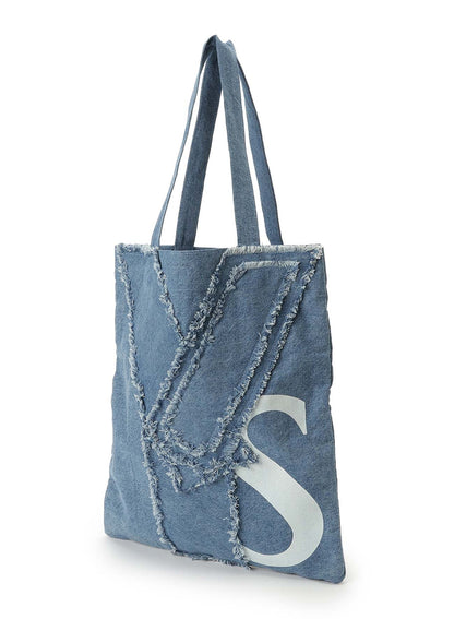 C/DENIM Y-DESIGN PATCHWORK TOTE