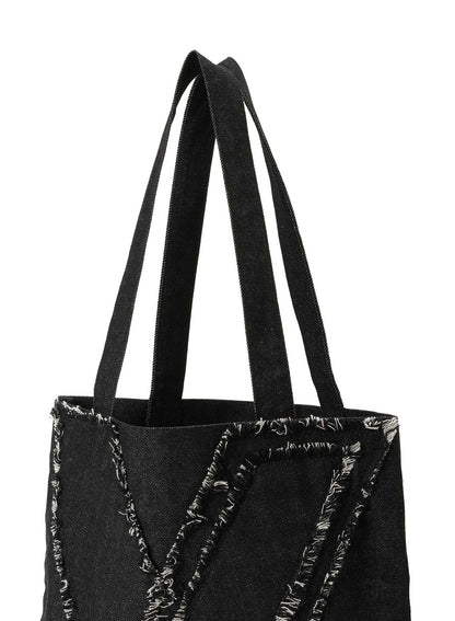 C/DENIM Y-DESIGN PATCHWORK TOTE