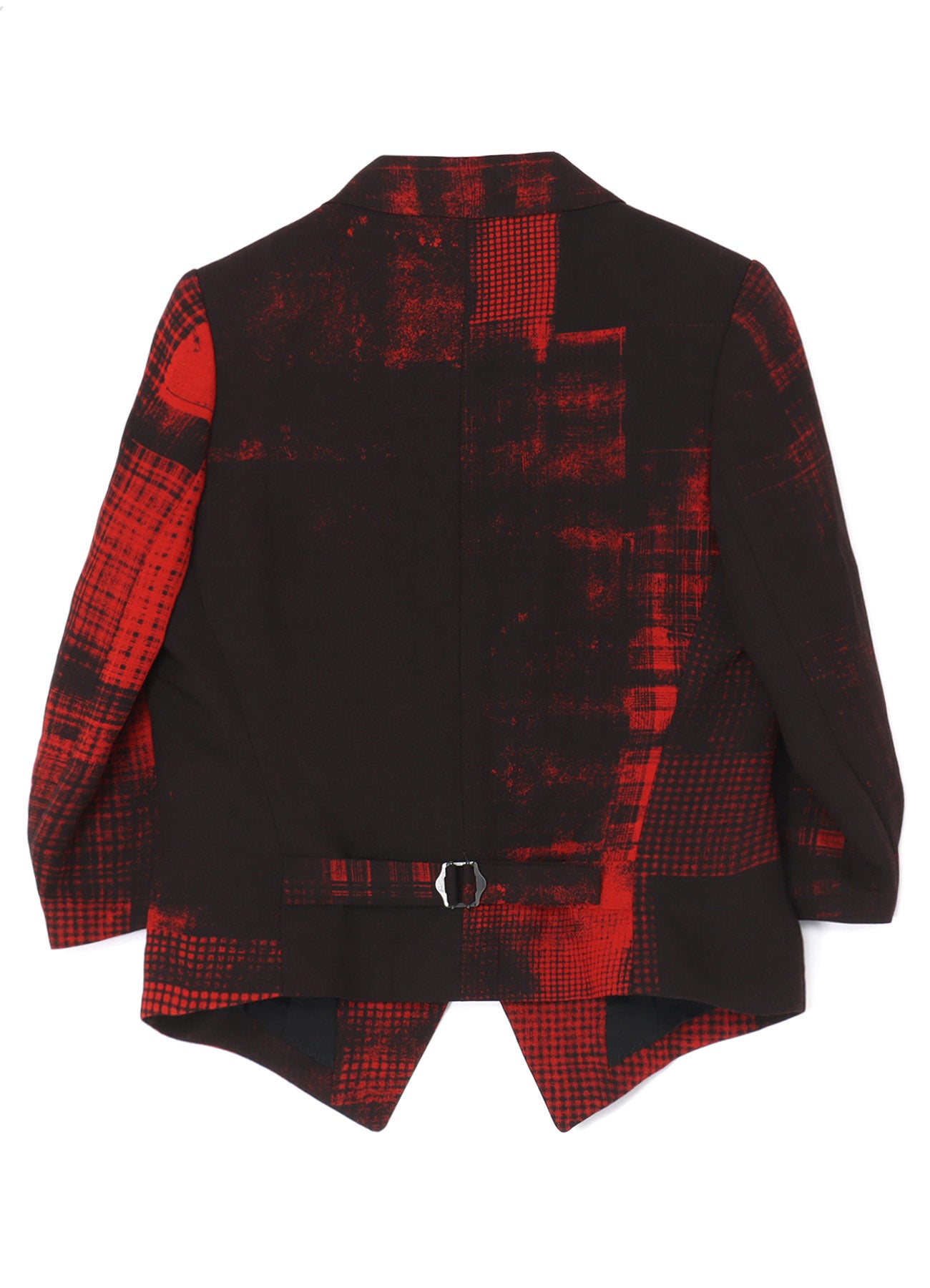 COPIED CHECKED PRINT CROPPED SLEEVE TAIL JACKET – THE SHOP YOHJI