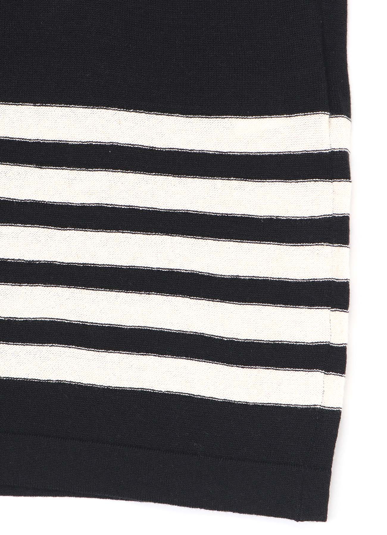 Ry/C TWISTED V NECK OVER SIZED PULLOVER KNIT