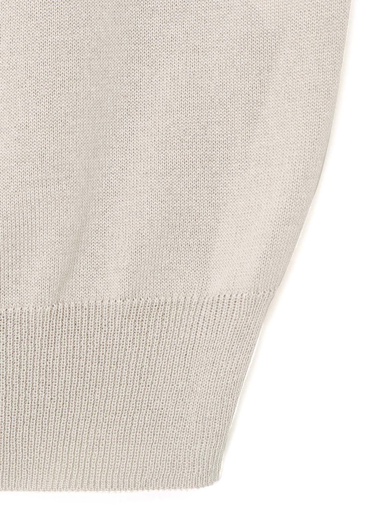 SHIRT SLEEVE LINING JERSEY KNIT CARDIGAN