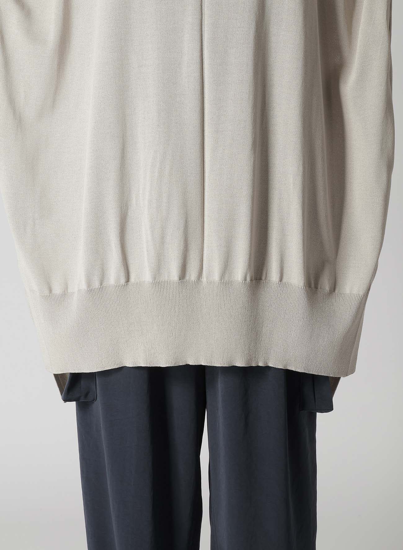 SHIRT SLEEVE LINING JERSEY KNIT DRESS