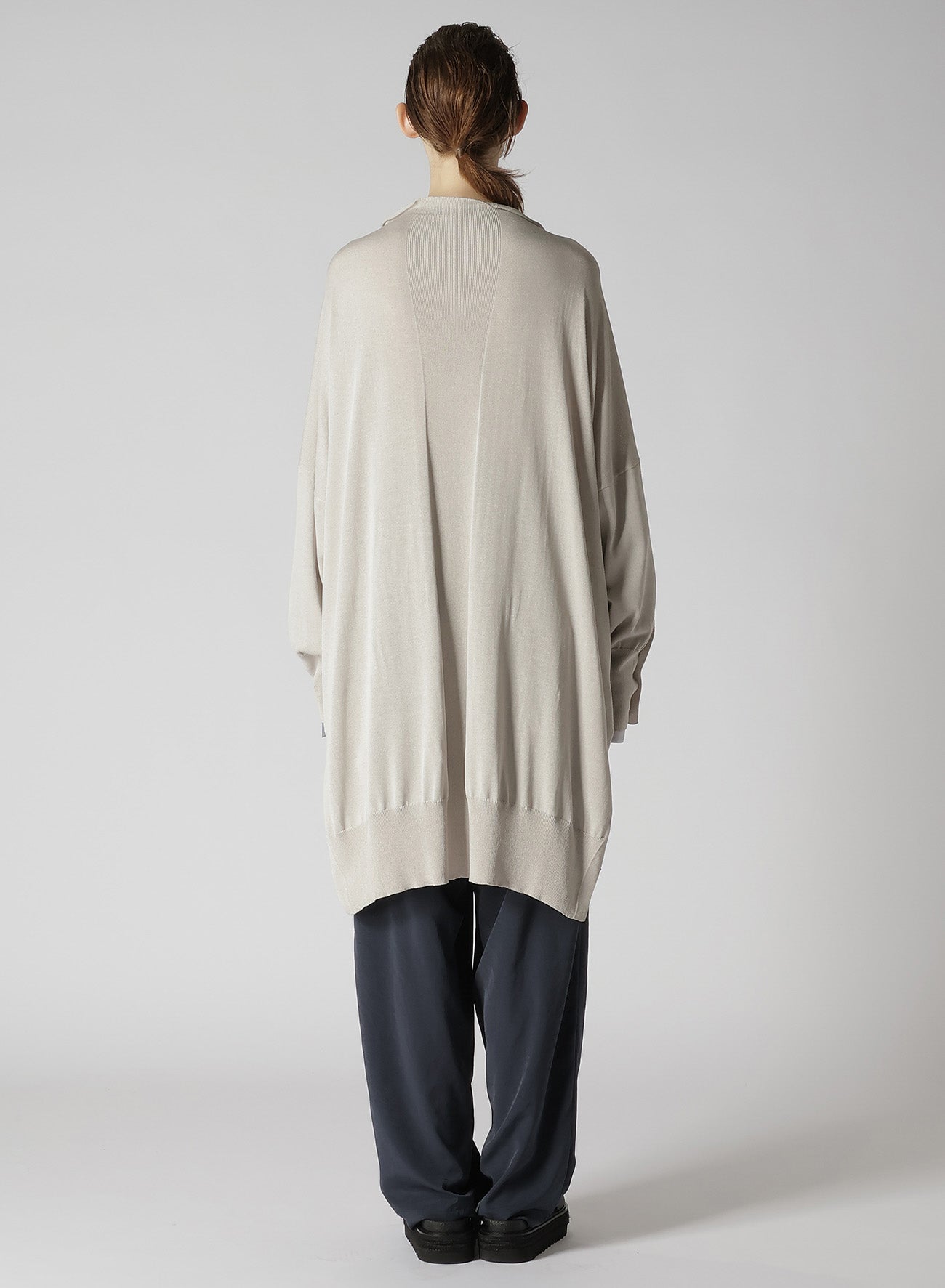 SHIRT SLEEVE LINING JERSEY KNIT DRESS