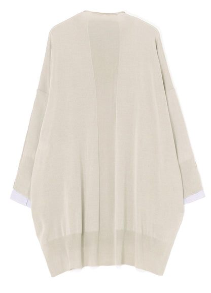 SHIRT SLEEVE LINING JERSEY KNIT DRESS