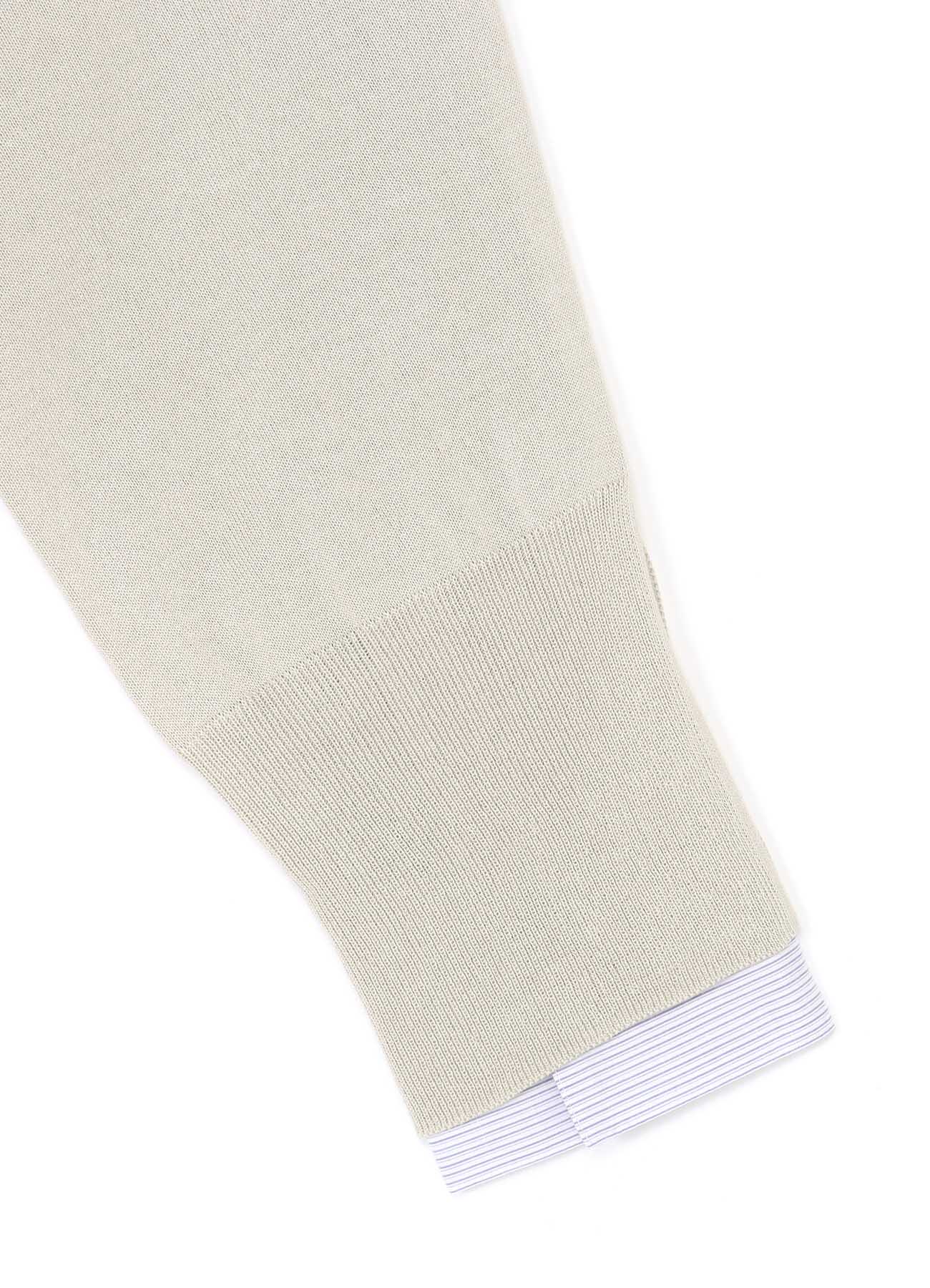 SHIRT SLEEVE LINING JERSEY KNIT DRESS