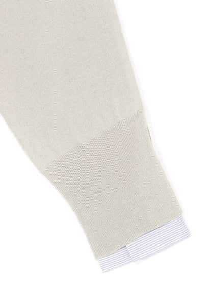 SHIRT SLEEVE LINING JERSEY KNIT DRESS