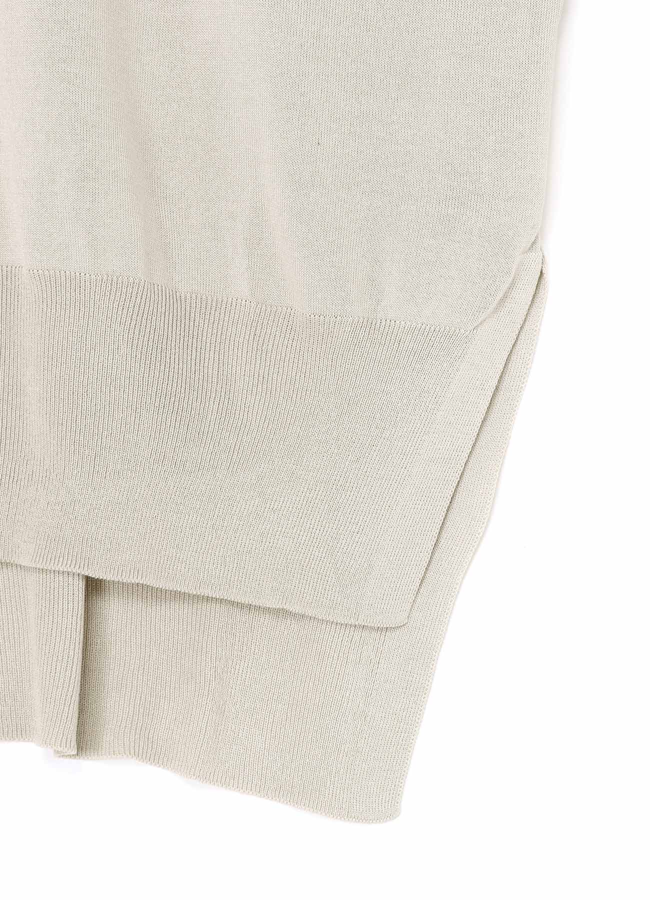 SHIRT SLEEVE LINING JERSEY KNIT DRESS