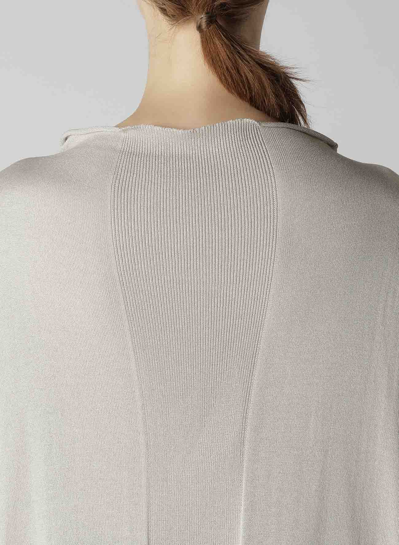 SHIRT SLEEVE LINING JERSEY KNIT DRESS